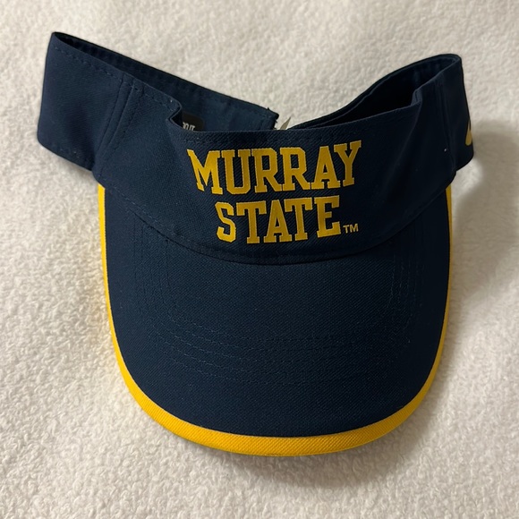 Nike Murray State University Racers Velcro Adjustable Visor Navy Gold - Picture 1 of 9